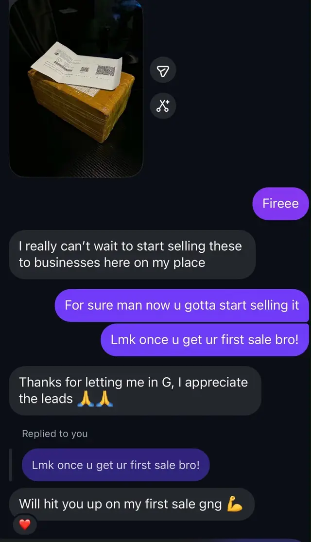 Buyer conversation screenshot 4