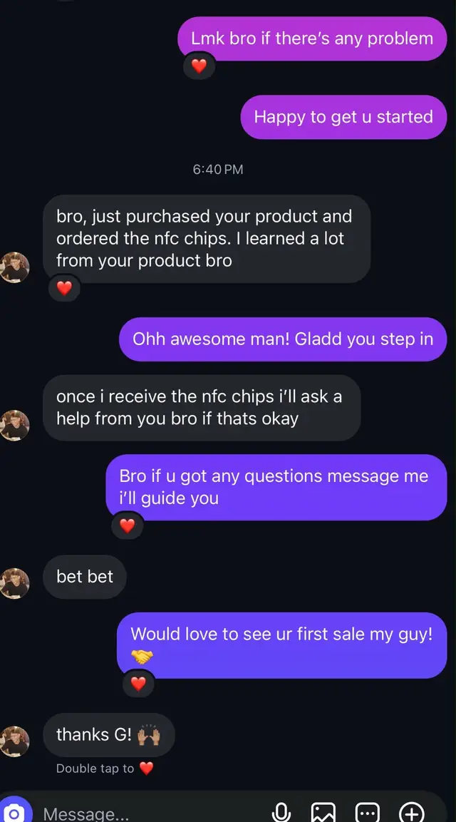 Buyer conversation screenshot 6